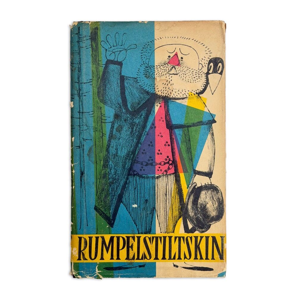 Vintage 1954 Rumpelstiltskin First Printing Jan Balet Mid Century Book